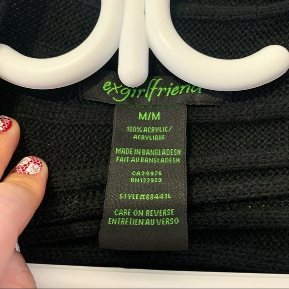 🧡3/$30 Ex-Girlfriend Hi-low Chunky Cardigan - Picture 3 of 4